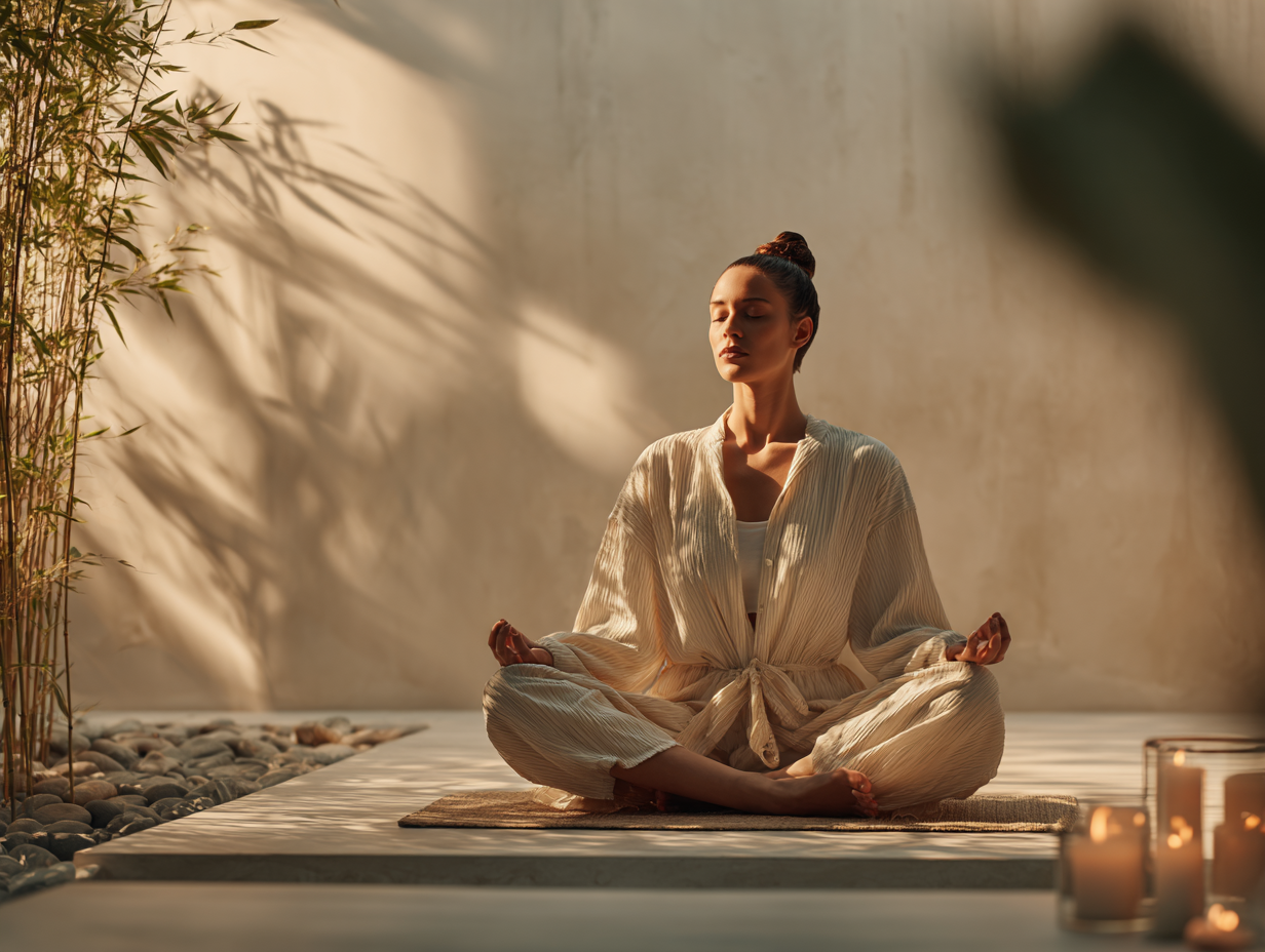 Люди різного віку на йога-практиці